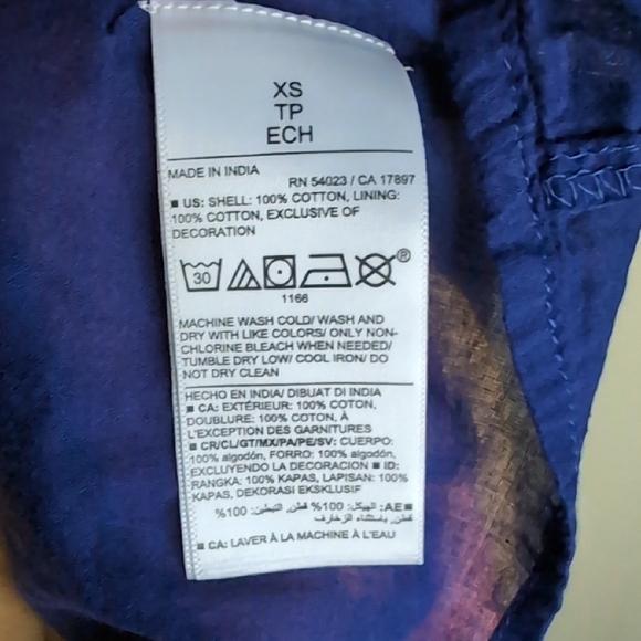 Old Navy Blue and Pink Tiered Sundress - Picture 3 of 5